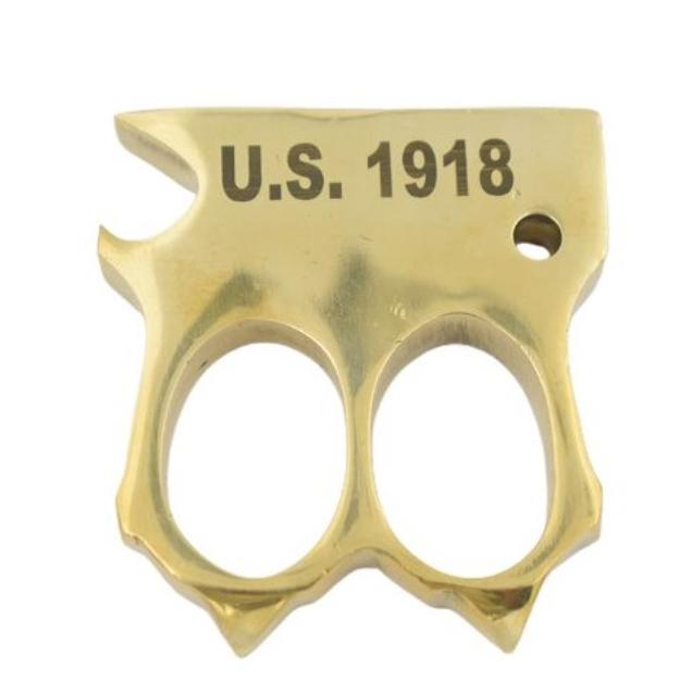 Turkey Creek Trading Company Inc Trench Bottle Opener Solid Brass Us 1918 Printed Kt 011